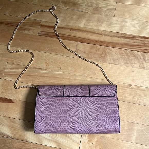 salmon colour clutch / purse - Picture 2 of 3